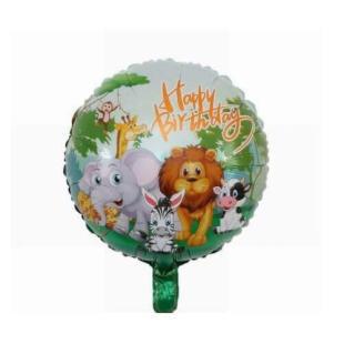 Happyland Safari Yuvarlak Folyo Balon