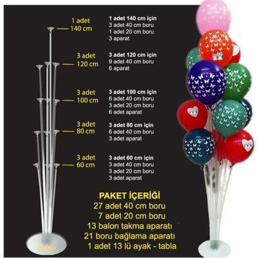 Balon Standı 140 CM 13 Balonlu