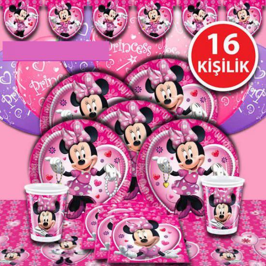 Minnie Mouse 16 kişilik Parti Seti