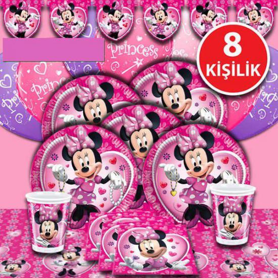 Minnie Mouse 8 kişilik Parti Seti