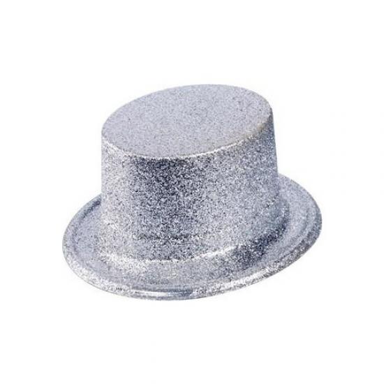 Happyland Yılbaşı Gümüş Simli Plastik Şapka