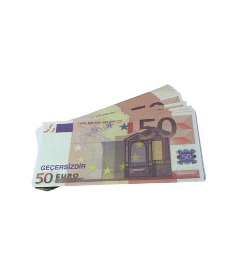 Happyland Sahte Para Düğün Nişan Eğlence Kına Parası - 50 Adet 50 Euro
