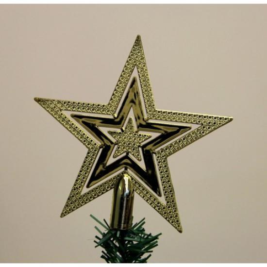 Happyland Yılbaşı Tepe Yıldızı Mini Boy Gold 9 cm