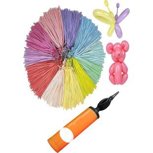 Happyland  Renkli Sosis Balon (50 Adet) ve 1 adet Balon Pompası
