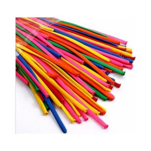 Happyland  Renkli Sosis Balon (100Adet) ve 1 adet Balon Pompası