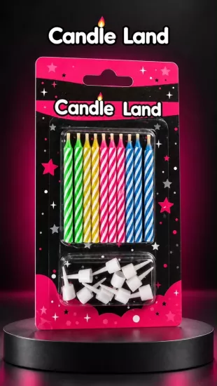 Candle Land Sihirli Sönmeyen Pasta Mumu