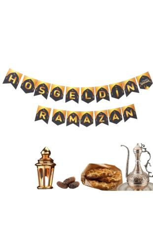 Happyland Ramazan Ayı Dekorları Hoşgeldin Ramazan Banner