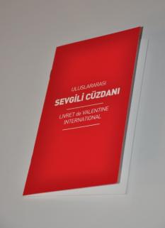 Uluslararası Sevgili Cüzdanı Sevgiliye Hediye Sevgililer Günü