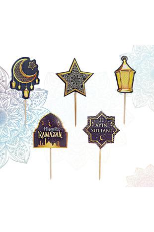 Happyland Ramazan Ayı Dekorları Ramazan Ayı  Kürdanları 20 adet Kürdan
