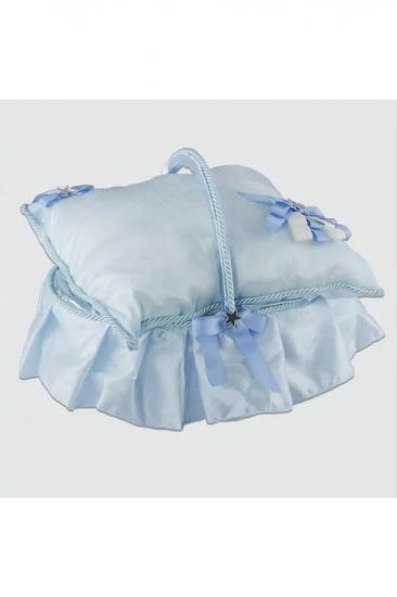 Happyland Bebek Sepet+Yastık Set Mavi