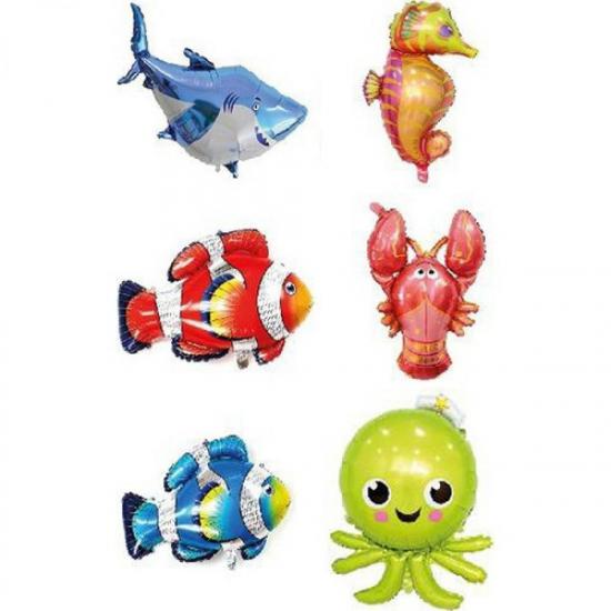 Happyland 6 Lı Okyanus Canlıları Folyo Balon Set