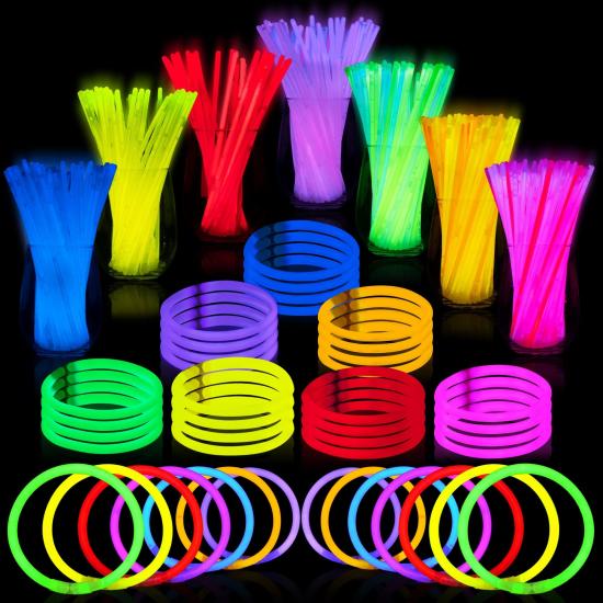 100 Adet Fosforlu Işıklı Çubuk Glow Stick Dügün Parti Eğlence