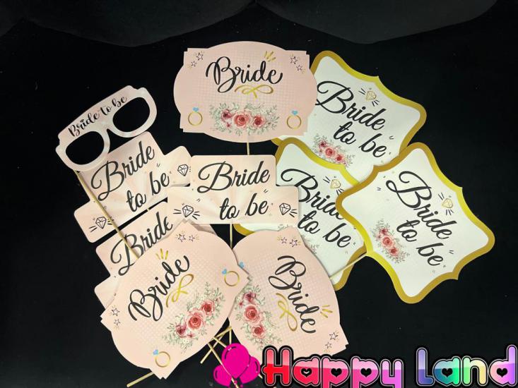 Happyland Bride To Be Partisi Bride 10’lu Konuşma Kartı Seti