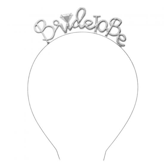 Happyland Gümüş Bride To Be Plastik Taç﻿