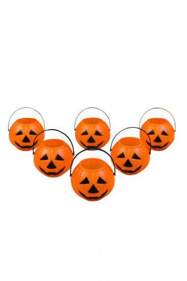 Happyland Halloween 6’lı Balkabağı Mumluk Happy Halloween Mumluk 6 adet
