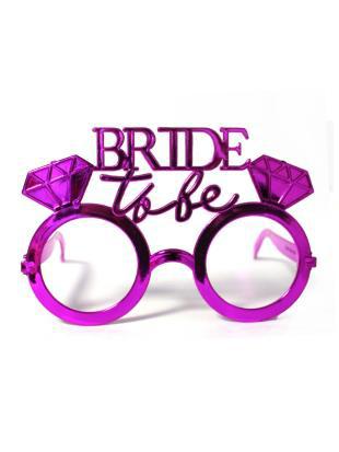 Happyland Parti Gözlüğü Bride Yazılı Gelin Gözlüğü Bekarlığa Veda Bride To Be Gözlük Fuşya