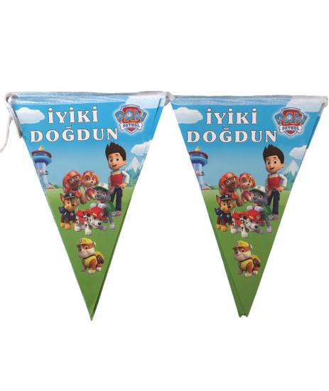 Happyland Paw Patrol Flama Üçgen Açılır Süs 2 Metre