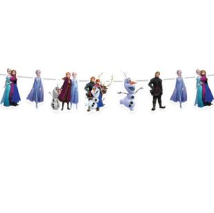 Happyland Frozen Elsa Temalı Dekoratif Banner Frozen Karakterli İpli Dekor Banner Elsa