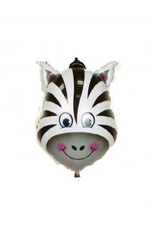 Sevimli Zebra Folyo Balon 40Cm (16 İnch) 1 Adet