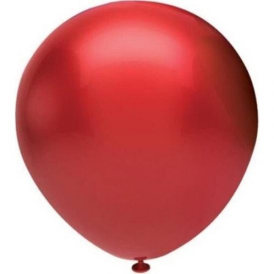 Happyland 10 Adet Kırmızı Metalik Balon