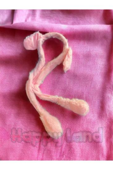 Happyland Hediyelik Taç Pembe Renk Işıklı Hareketli Oynar Kulaklı Sevimli Peluş Tavşan Çocuk Tac