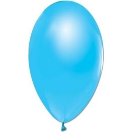 Happyland 10 Adet Metalik Mavi Balon