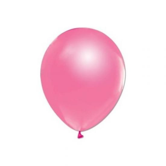 Happyland 10 Adet Metalik Pembe Balon