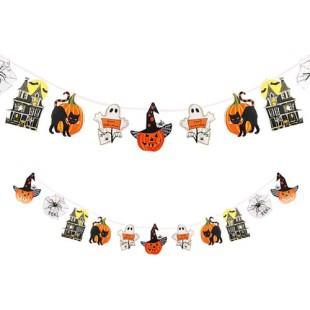 Cadılar Bayramı Halloween Flama Bayrak Süs