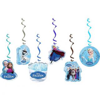 6Lı Elsa(Frozen) Partisi Konsept Yazılı Parti Asma Süsleri