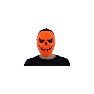 Cadılar Bayramı-Halloween Turuncu Kurukafa Maske