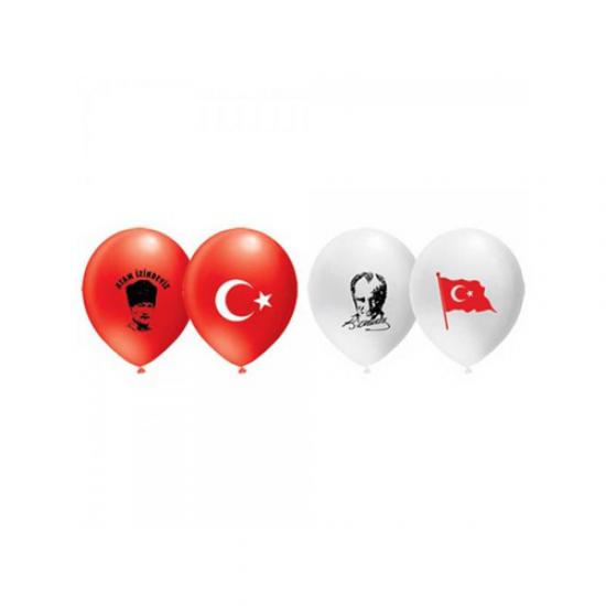Atatürk Baskılı Balon 30 Adet
