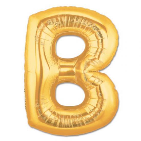B Harf Folyo Balon Gold