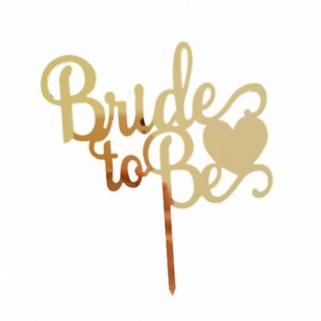 Happyland Bride To Be Gold Pasta Pleksisi