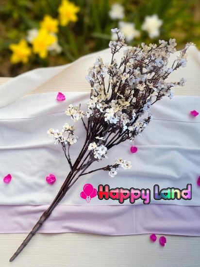 Happyland Yapay Beyaz Bahar Dalı 55 cm Japon Kiraz ÇİÇEĞİ