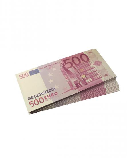 Happyland Sahte Para Düğün Nişan Eğlence Kına Parası - 100 Adet 500 Euro