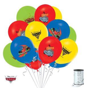 Happyland 10 Adet Cars Arabalar Renkli Lateks Balon