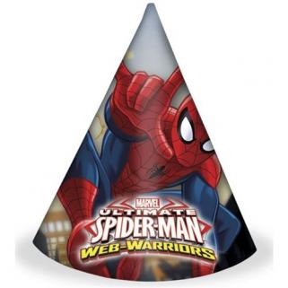 Spiderman Külah Şapka 6 Adet