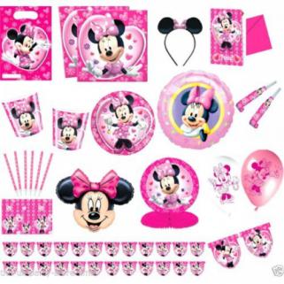 Minnie Mouse Doğum Günü Parti Seti 20 Kişilik Seti