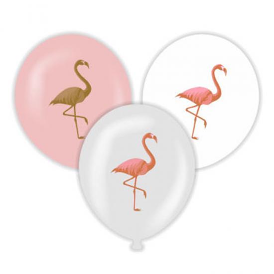 Flamingo Temalı Baskılı Balon 7 Adet