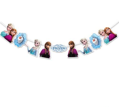 Happyland Frozen Elsa Anna Dekoratif Banner