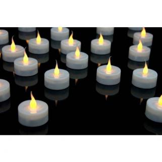 Tealight Led Mum - 4 Adet