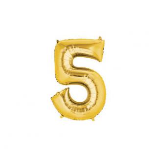Rakam Folyo Balon - Altın-5