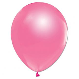 Metalik Pembe Balon 100 Adet