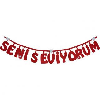 Keçe Seni Seviyorum Yazı