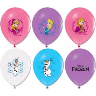 Çift Taraflı Frozen Baskılı Balon (10 Adet)