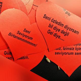 Romantik Aşk Kavanozu 365 Güne 365 Ayrı Kalp Not ile