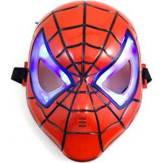 Işıklı Örümcek Adam Maskesi