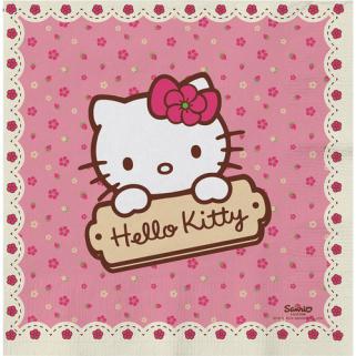 Orijinal Lisanslı Hello Kitty 16’lı Kağıt Peçete