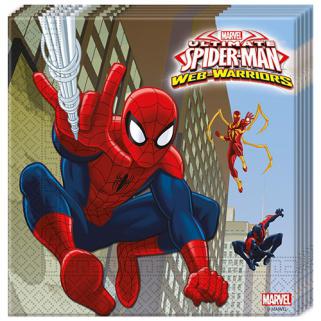 Spiderman Savaşçı Kağıt Peçete