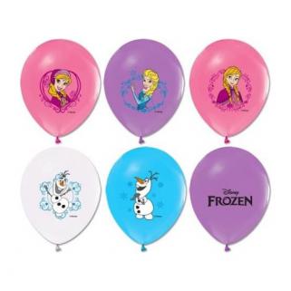 Balon 20 Adet Balon Frozen Karışık Renk Parti Süsleme Malzemesi (